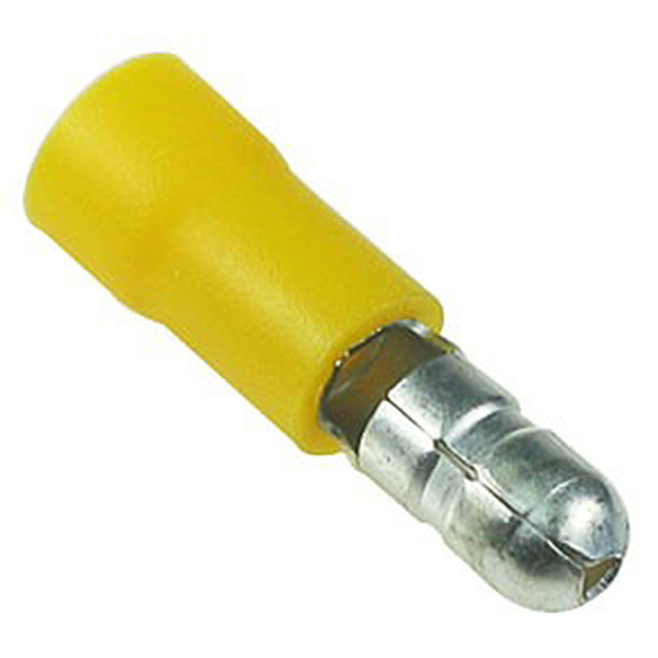 LUG CON BUL MALE YEL 5MM 12-10 20PC LUG CON BUL MALE YEL 5MM 12-10 20PC