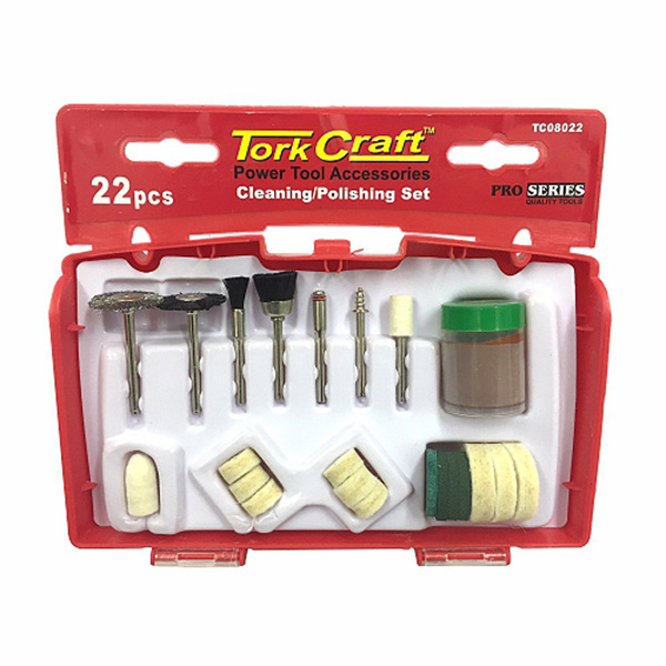 ROTARY TOOL ACC KIT 22P CLE/POL ROTARY TOOL ACC KIT 22P CLE/POL