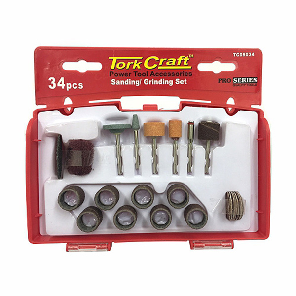 ROTARY TOOL ACC KIT 34P SAND/GRI ROTARY TOOL ACC KIT 34P SAND/GRI
