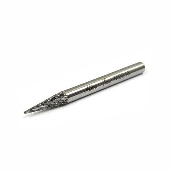 TC BURR CONE SH PNT END 06 X 18 TC BURR CONE SH PNT END 06 X 18
