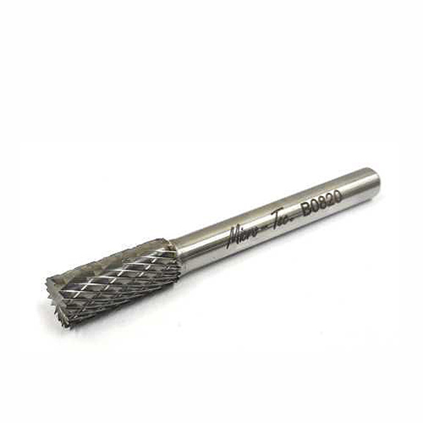 TC BURR CYL SH FLAT NOSE 8 X 20 TC BURR CYL SH FLAT NOSE 8 X 20
