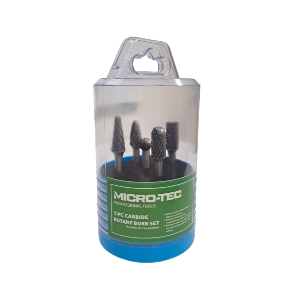 TC BURR SET 5PC MICRO-TEC TC BURR SET 5PC MICRO-TEC