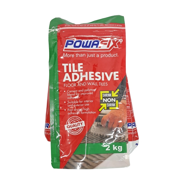 TILE ADHESIVE FIX 2KG POWAFIX TILE ADHESIVE FIX 2KG POWAFIX