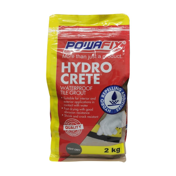 TILE GROUT LIGHT GREY 2KG POWAFIX TILE GROUT LIGHT GREY 2KG POWAFIX