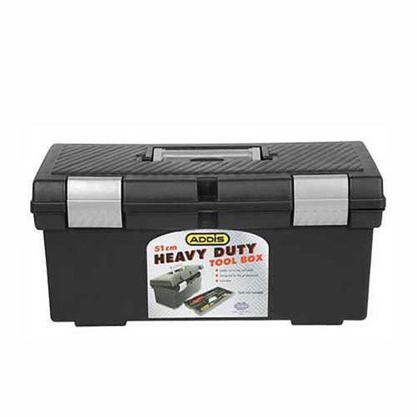 TOOLBOX PLASTIC BLACK 51CM ADDIS TOOLBOX PLASTIC BLACK 51CM ADDIS