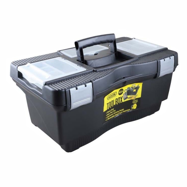 TOOLBOX PLASTIC BLACK 56CM ADDIS TOOLBOX PLASTIC BLACK 56CM ADDIS