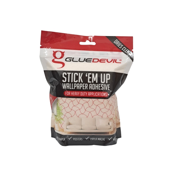 WALLPAPER ADHESIVE 200G GLUE DEVIL WALLPAPER ADHESIVE 200G GLUE DEVIL