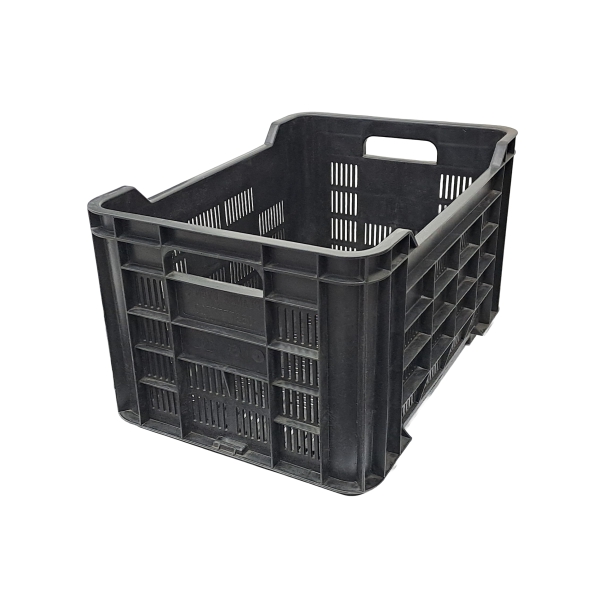 CRATE STACKABLE BLK NO LID CRATE STACKABLE BLK NO LID
