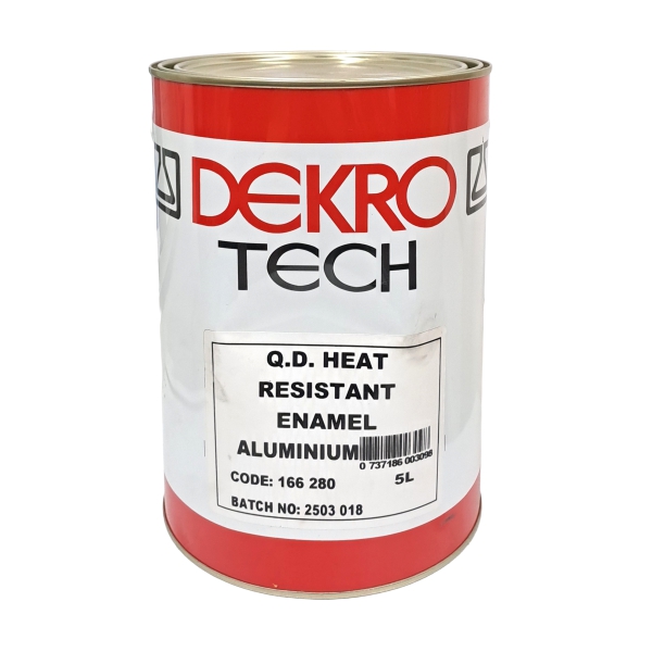 QD ENAM HEAT RESIS ALUM 5L DEKRO 200DEG QD ENAM HEAT RESIS ALUM 5L DEKRO 200DEG