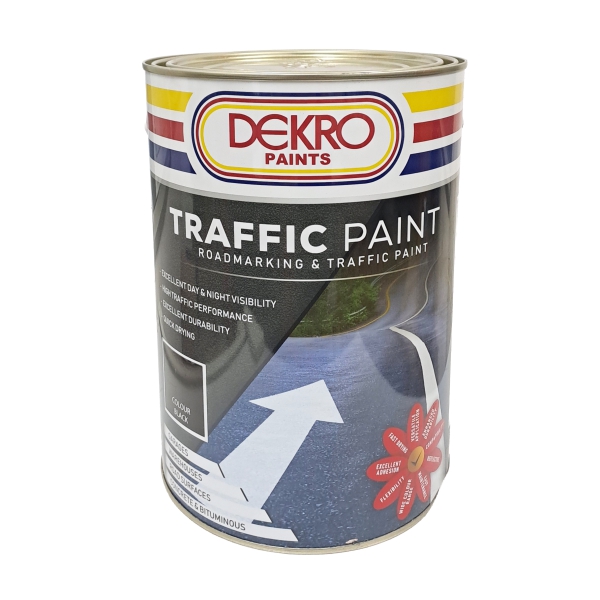 ROAD MARKING BLACK 5L DEKRO ROAD MARKING BLACK 5L DEKRO