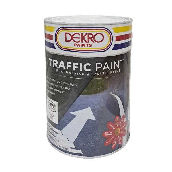 ROAD MARKING WHITE 5L DEKRO ROAD MARKING WHITE 5L DEKRO