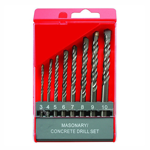 DRILL SET MASONARY 3-10MM 8P JAV DRILL SET MASONARY 3-10MM 8P JAV
