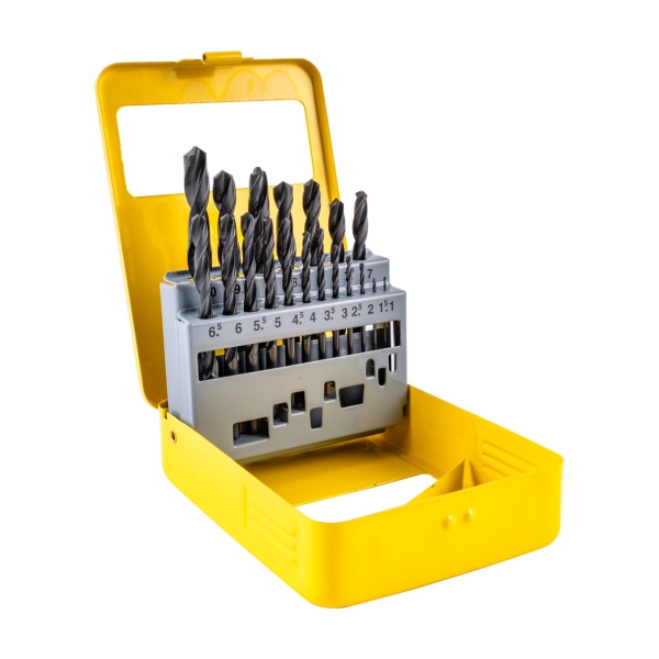 DRILL SET ROLL FORGED 19PC TC DRILL SET ROLL FORGED 19PC TC