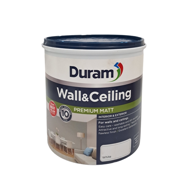 DURAM WALL & CELING WHITE 1LT DURAM WALL & CELING WHITE 1LT