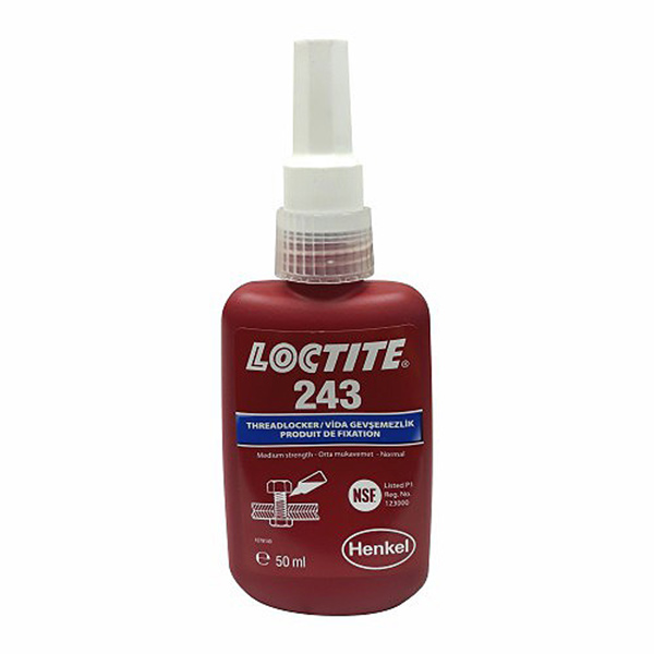 LOCTITE MED BOLT/NUT 50G 243 LOCTITE MED BOLT/NUT 50G 243