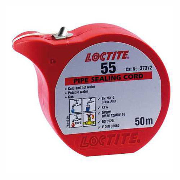 LOCTITE 55 PIPE SEALING CORD 50MT LOCTITE 55 PIPE SEALING CORD 50MT