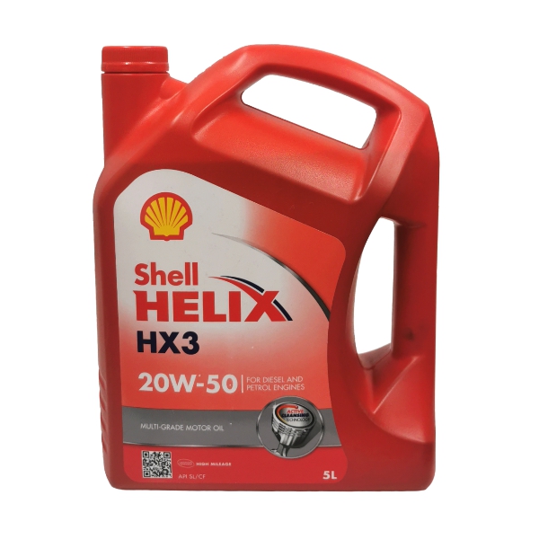 HELIXL ENG OIL 20W50 HX3 5LT SHELL HELIXL ENG OIL 20W50 HX3 5LT SHELL