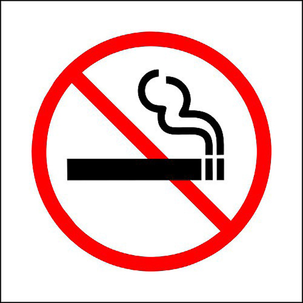 SIGN 150X150 PLAS GS5 NO SMOKE SIGN 150X150 PLAS GS5 NO SMOKE