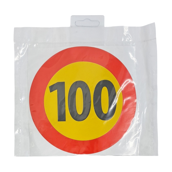 SIGN 150X150 SPEED LIMIT S/ON 100KM SIGN 150X150 SPEED LIMIT S/ON 100KM