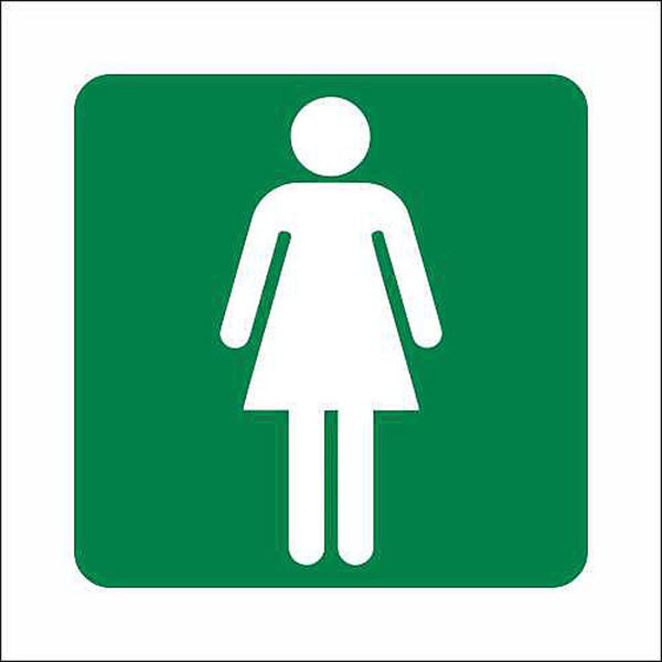 SIGN 290X290 WOMAN SIGN 290X290 WOMAN