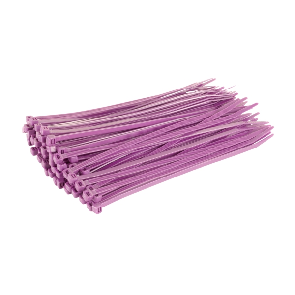 H/MANN C/TIES 198X4.7 100P VIOLET H/MANN C/TIES 198X4.7 100P VIOLET